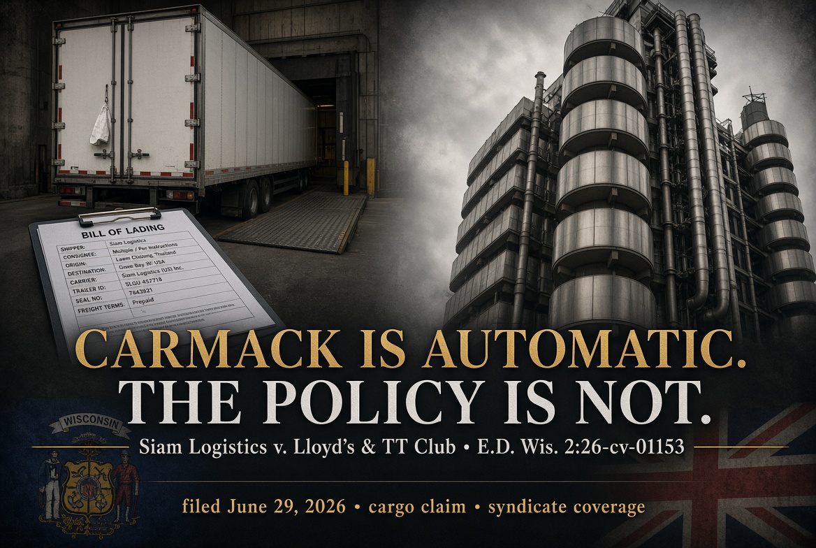 A Wisconsin Carrier Sued Its Cargo Insurer