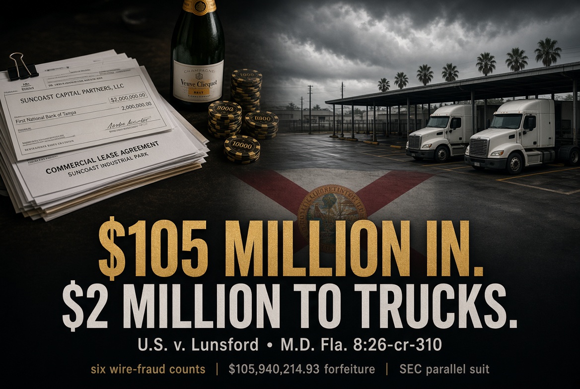 How Prosecutors Allege Kristopher Lunsford Turned a $127 Million Passive-Income Pitch Into a Federal Fraud Case